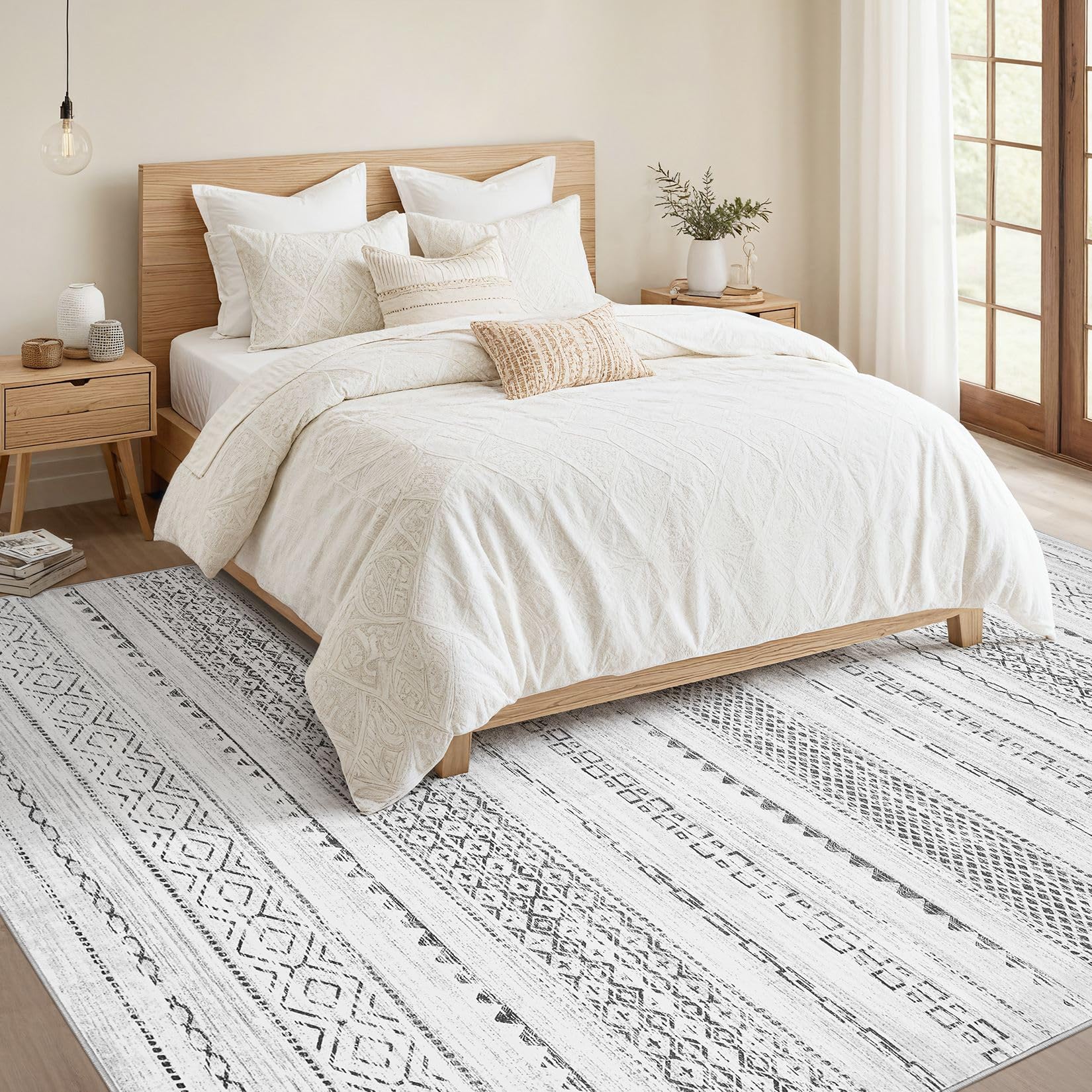新品 KAYANTA RUG 120x160cm ACME FURNITURE Amazon.com: jinchan Round Rug 7ft Area Rugs - Vintage Floral